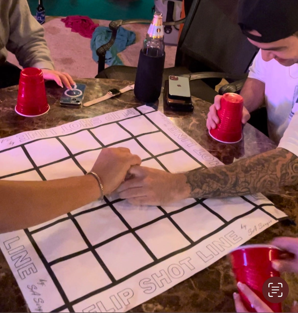 Flip Shot Game Board